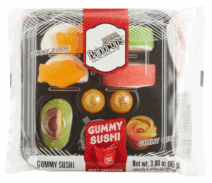Raindrops Mini Sushi Gummy Tray 3oz 12ct